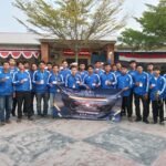 Dokumentasi foto pengurus dan anggota AP2I pasca kegiatan penyuluhan keanggotaan dan kaderisasi di PT PJS